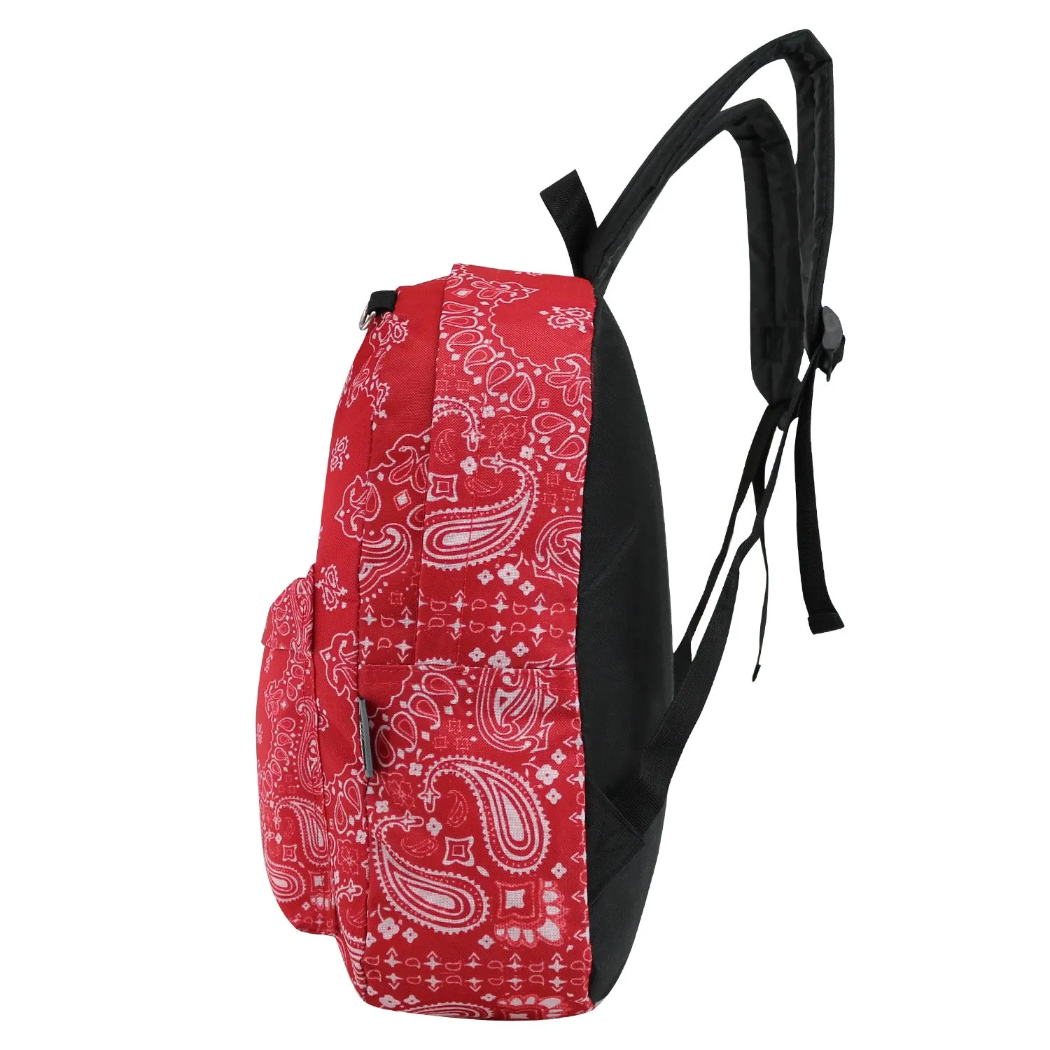 17" Classic Wholesale Backpack in Assorted Prints- Bulk Case of 24 Backpacks