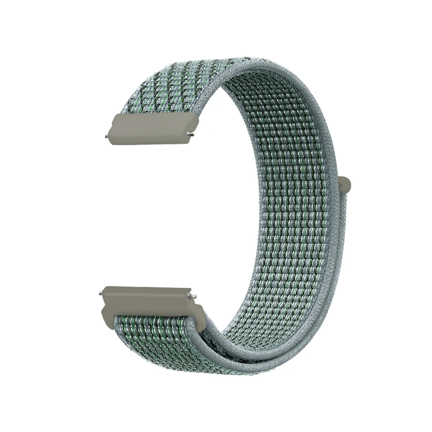 22mm SmartWatch Sport Loop Nylon Bands Charcoal