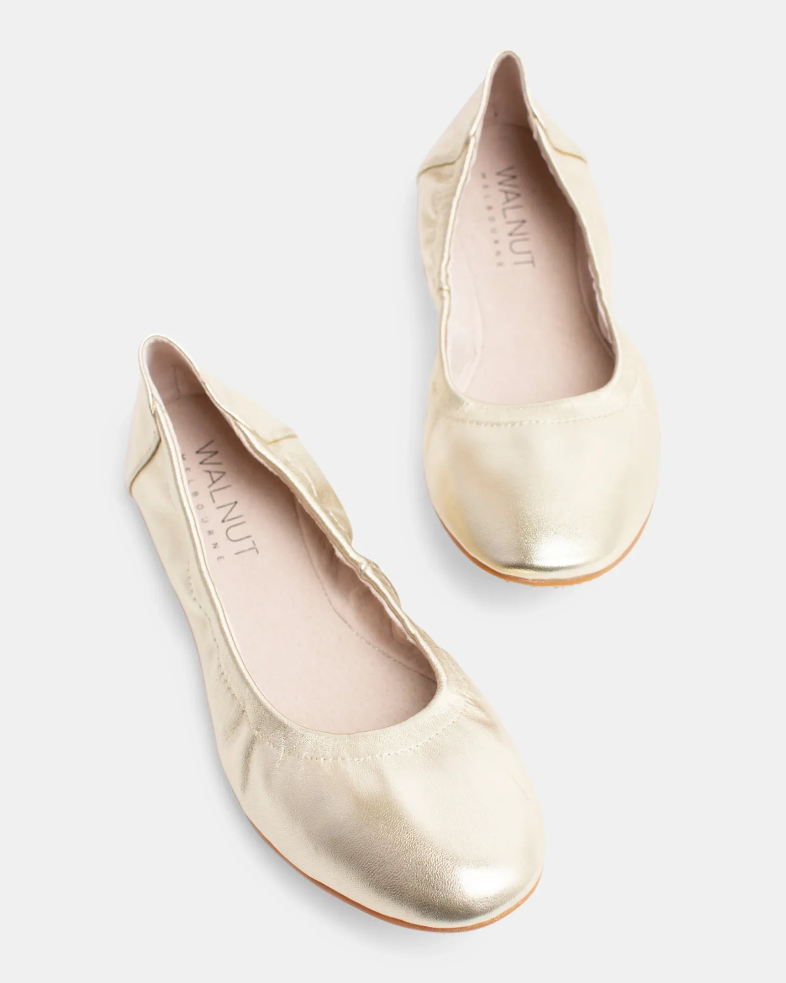 Abbi Leather Ballet - Gold