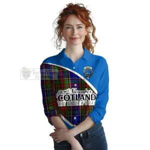 Beattie (Beatty) Family Crest Tartan Women's Casual Shirt Celebrate Saint Andrew's Day in Style