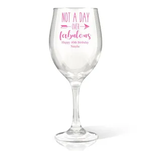 Birthday Wine Glass