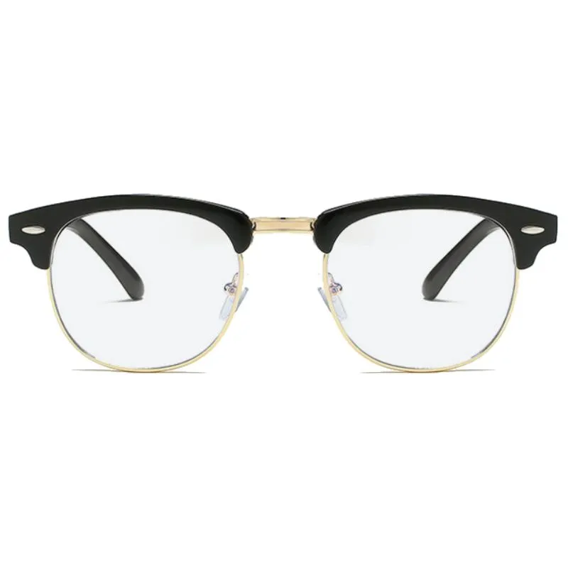 Blue Light Blocking Glasses for Computer Clubmaster Frame - Tiger