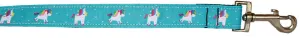 Blue Unicorn Nylon Pet Leash 1in By 6ft