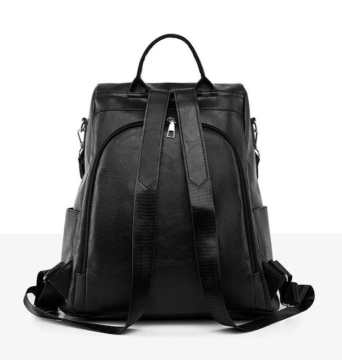 BP761 - Soft Leather Textured Backpack