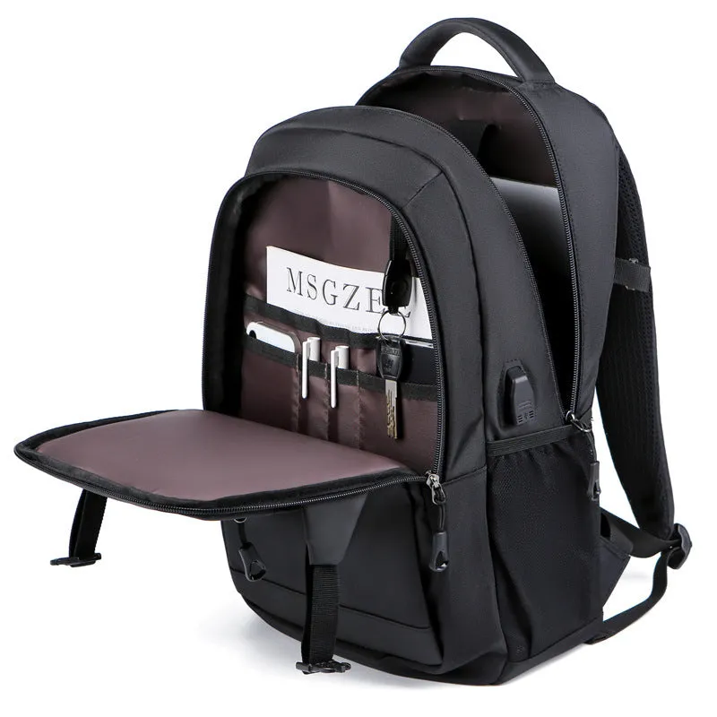 BP782 - Stylish Black Laptop Bag