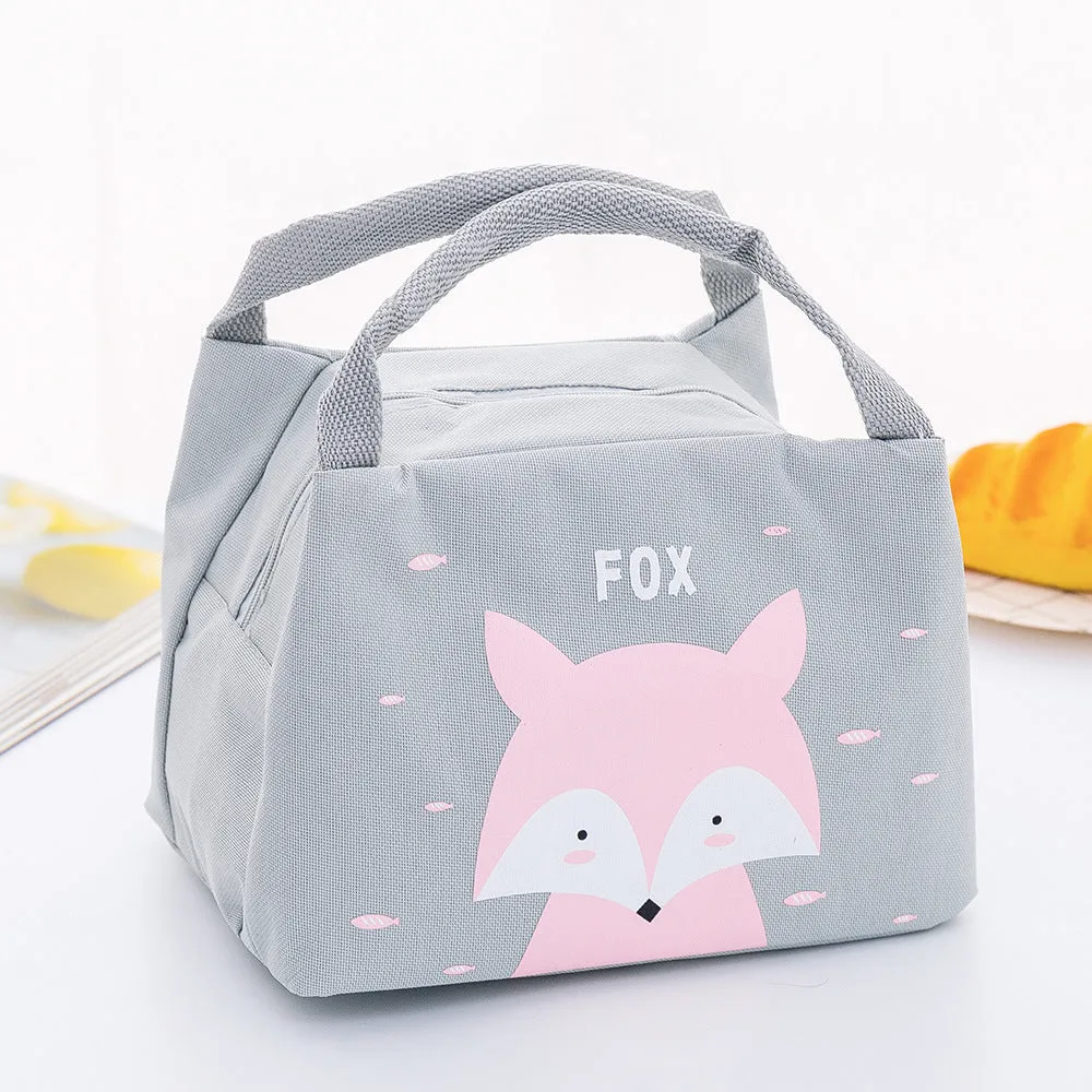 Cartoon Cute Student Insulation Bag Lunch Bag Small Lunch Box Bag