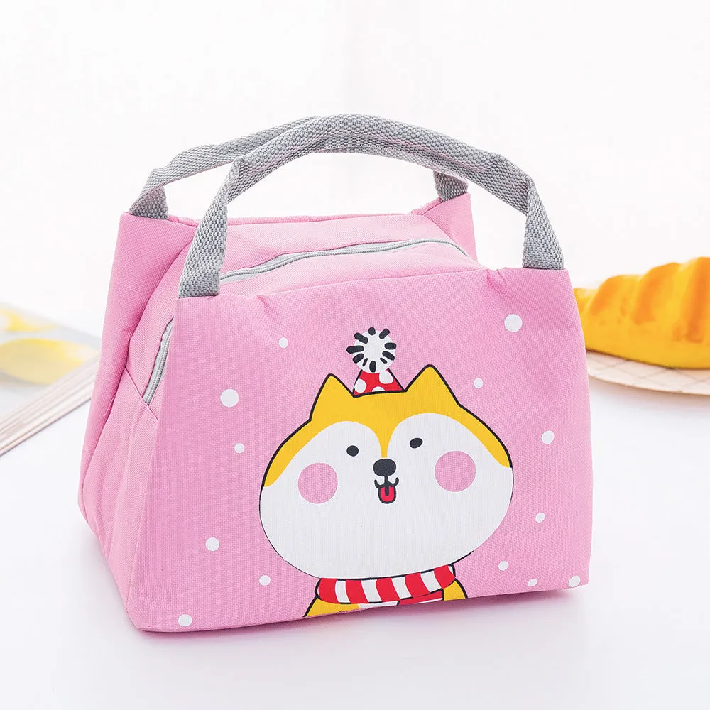 Cartoon Cute Student Insulation Bag Lunch Bag Small Lunch Box Bag