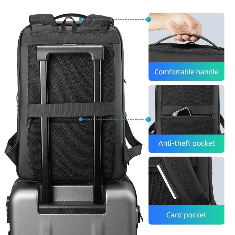 Compilo: Quality & High-Capacity Oxford Anti-Theft Laptop Backpack with USB Port