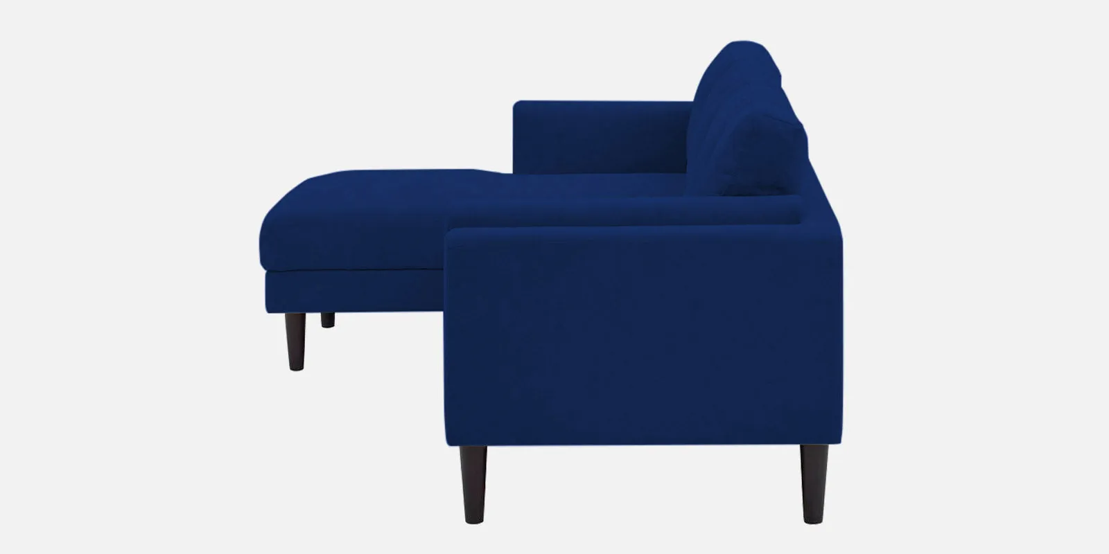 Creata Fabric RHS Sectional Sofa (3 Lounger) in Royal Blue Colour by Febonic