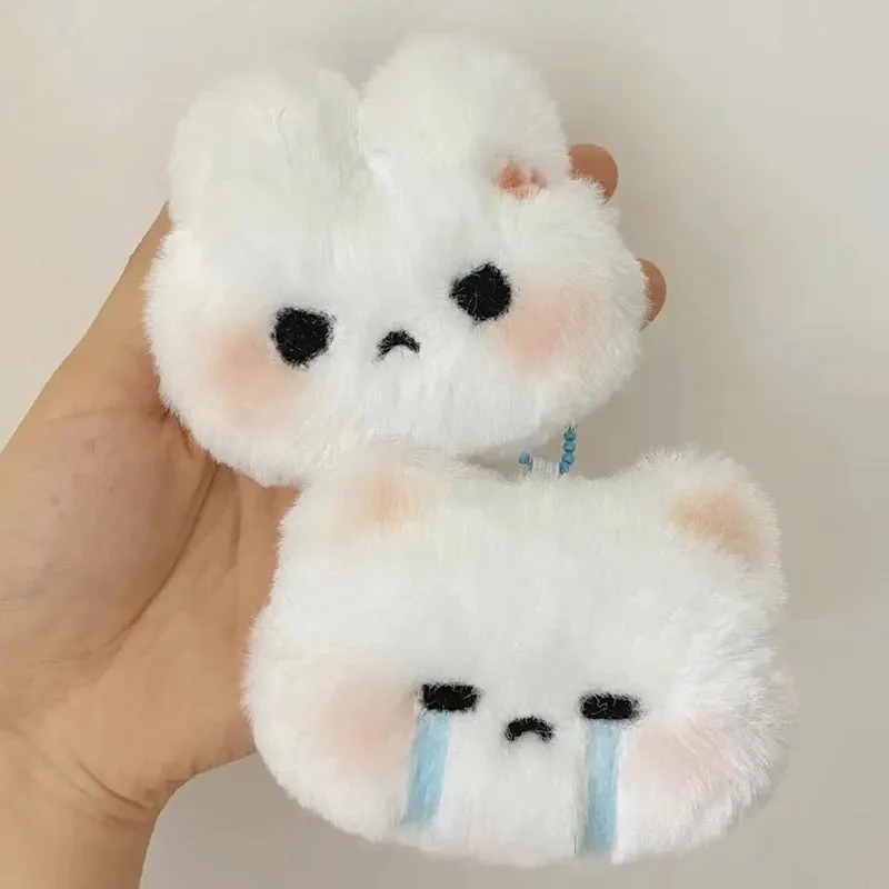 Cry Kitty Plush Rabbit Doll Toy Keychain