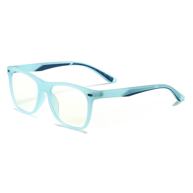 Cutie - (Age 7-12)Children Blue Light Blocking Computer Reading Gaming Glasses - Transparent Blue