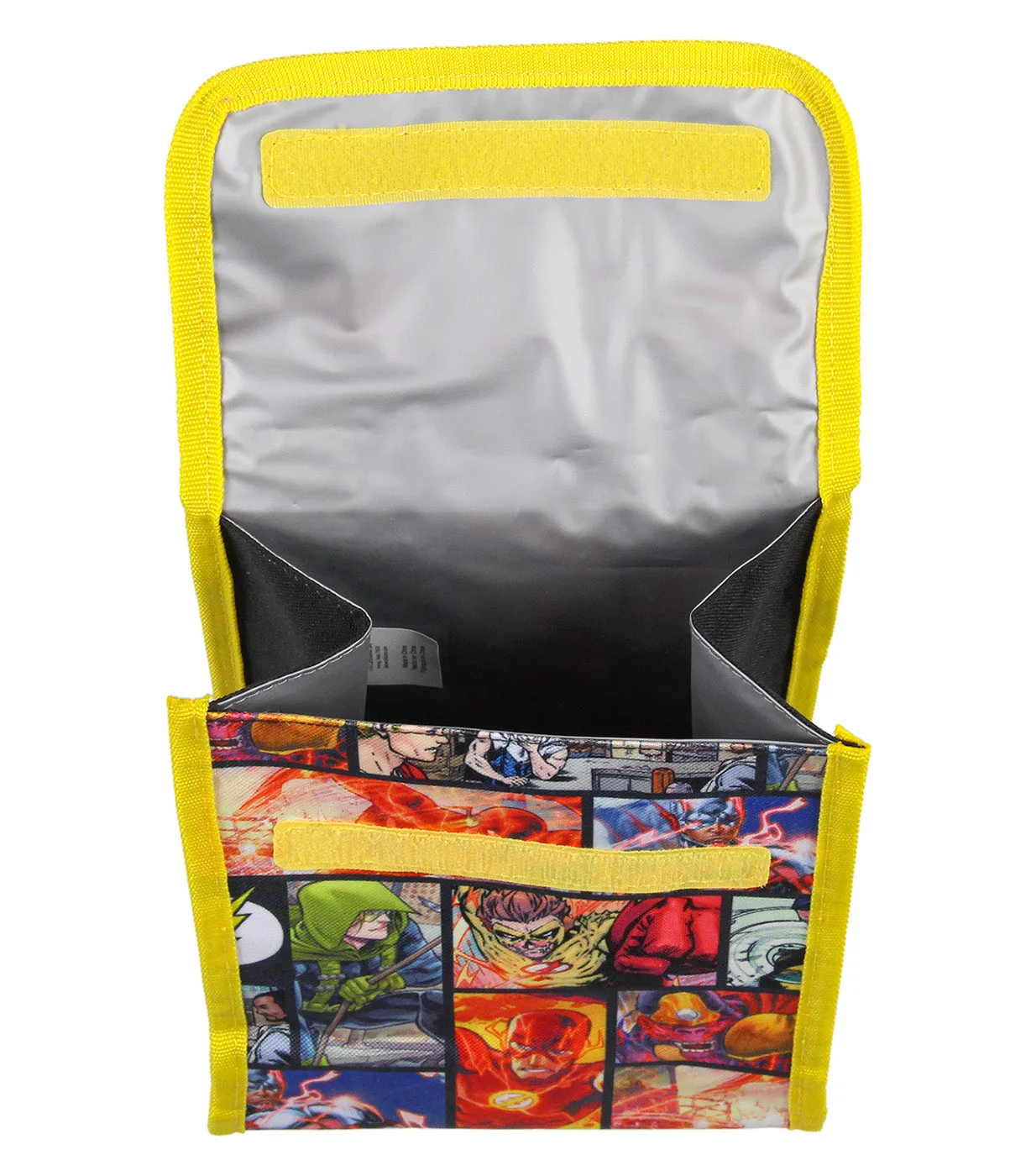 DC Comics The Flash 16" Backpack Cinch Bag Water Bottle Lunch Tote 5 Pc Set