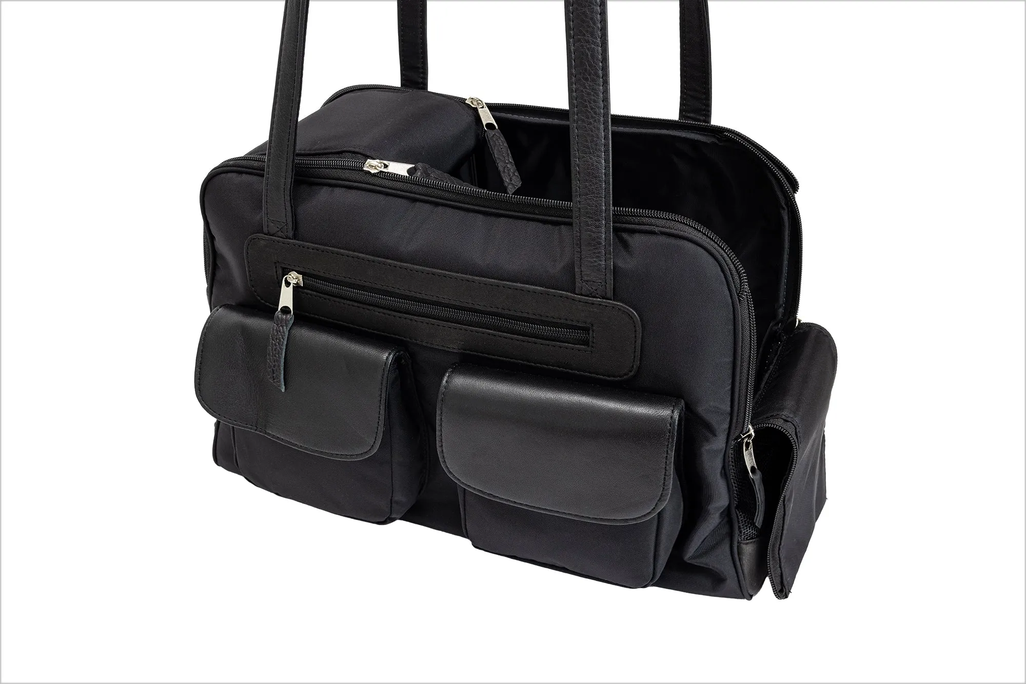 Dog Carrier - Cargo Carrier - Black Nylon