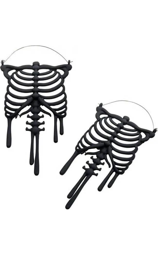 Drip Up Her Bones Plug Hoops | Earrings