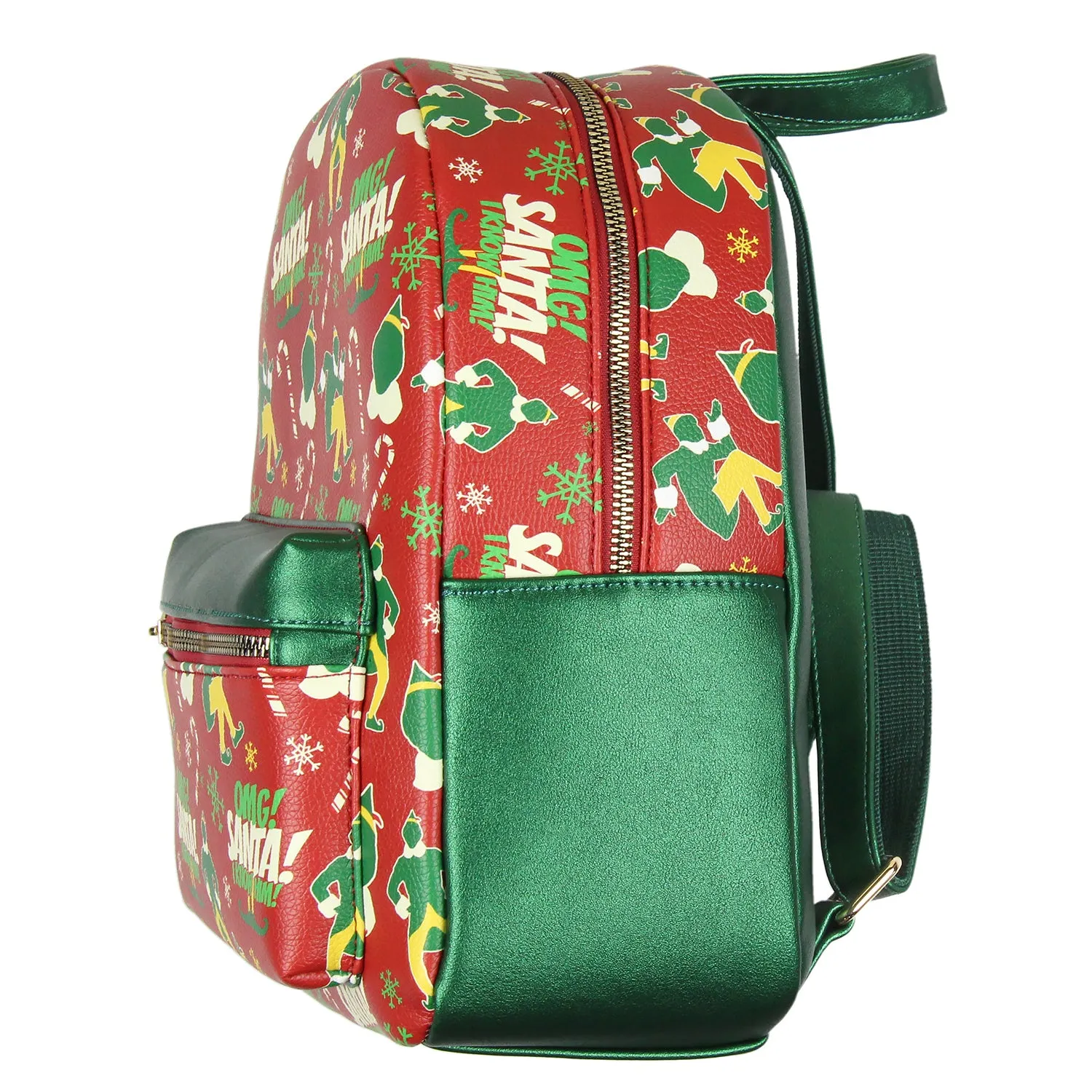 Elf The Movie Buddy OMG! Santa! I Know Him Faux Leather Mini Backpack