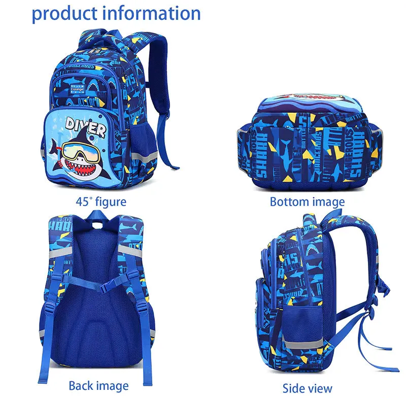 Explorer’s Delight Waterproof School Bag Combo - Backpack, Lunch Bag & Pencil Case