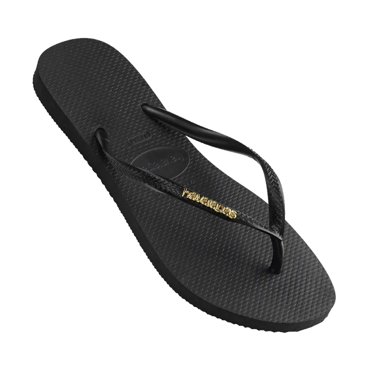 Havaianas Slim Logo Metallic