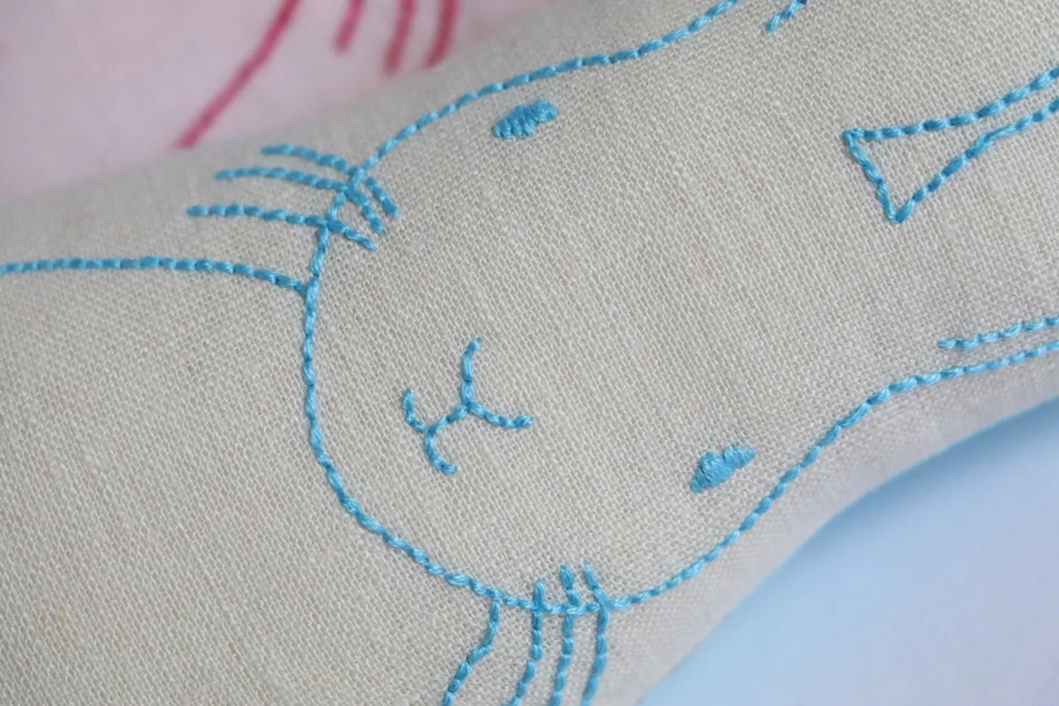 Jingle Bunny: embroidered bunny sewing pattern