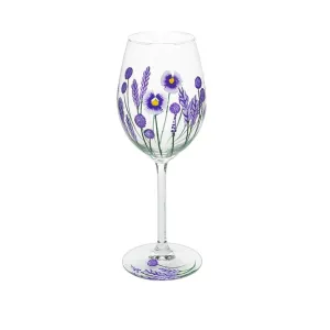 Joe Davies My Favourite Glass Lavender Wine Glass