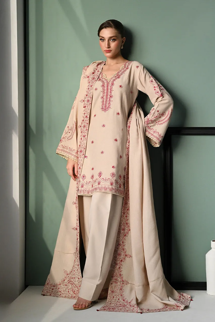 KARANDI'24-IVORY SKIN LUXURY EMBROIDERED KARANDI SET (NEL-24626)