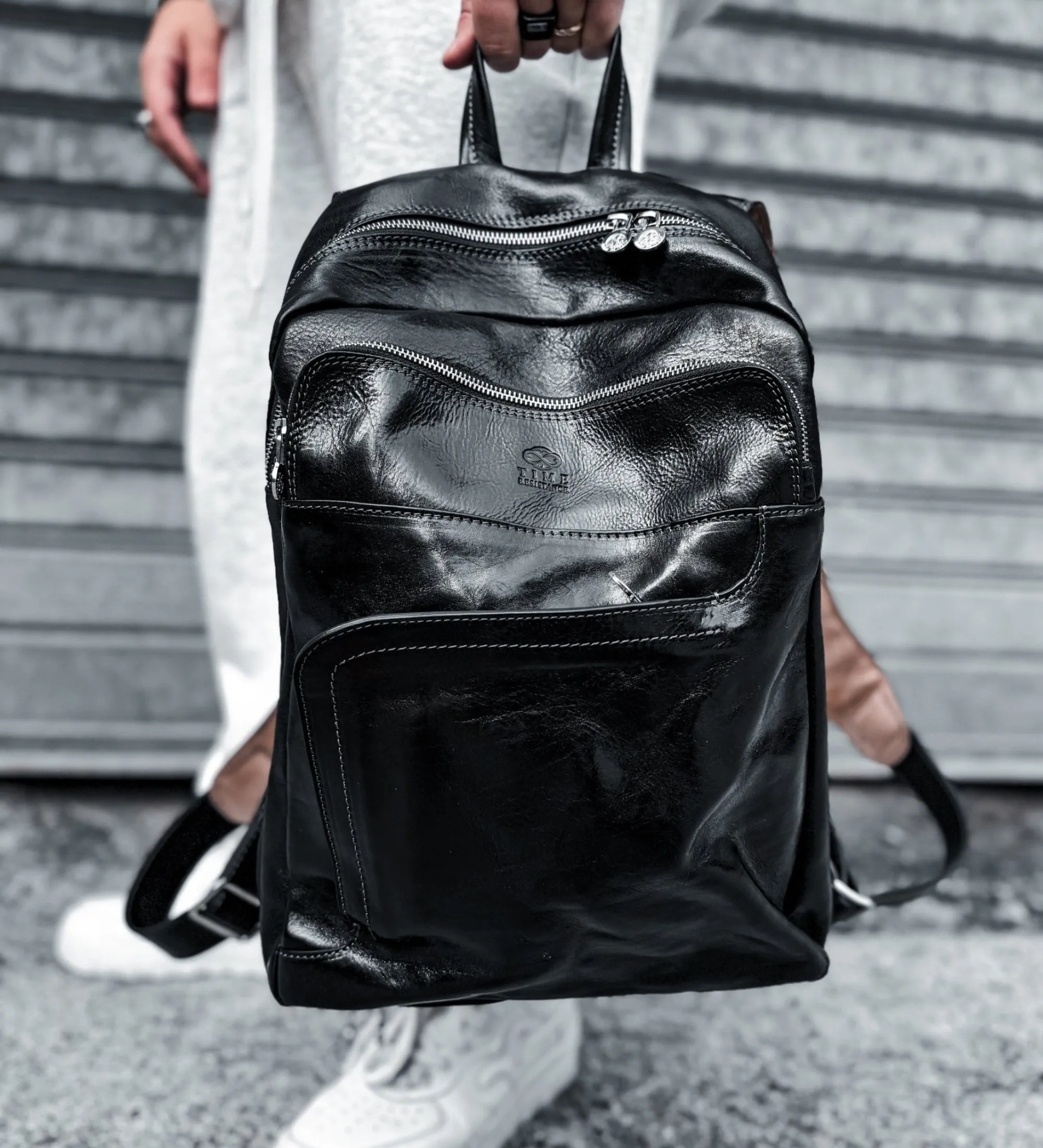 Large Leather Backpack - L.A. Confidential