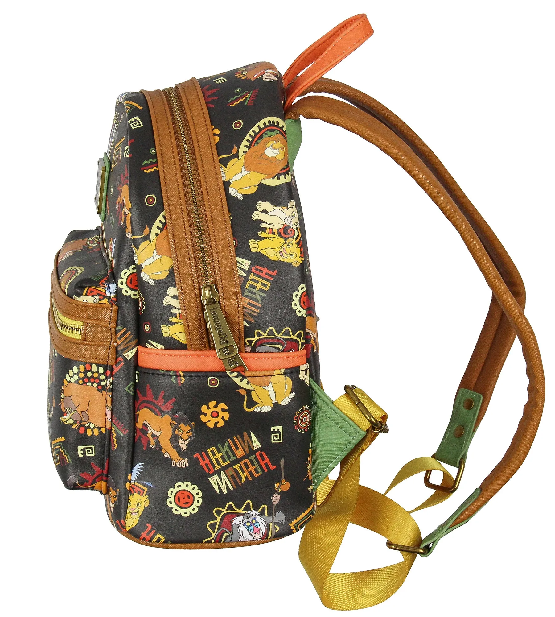 Loungefly Disney Lion King Multi-Character Tribal Patterns Mini Backpack