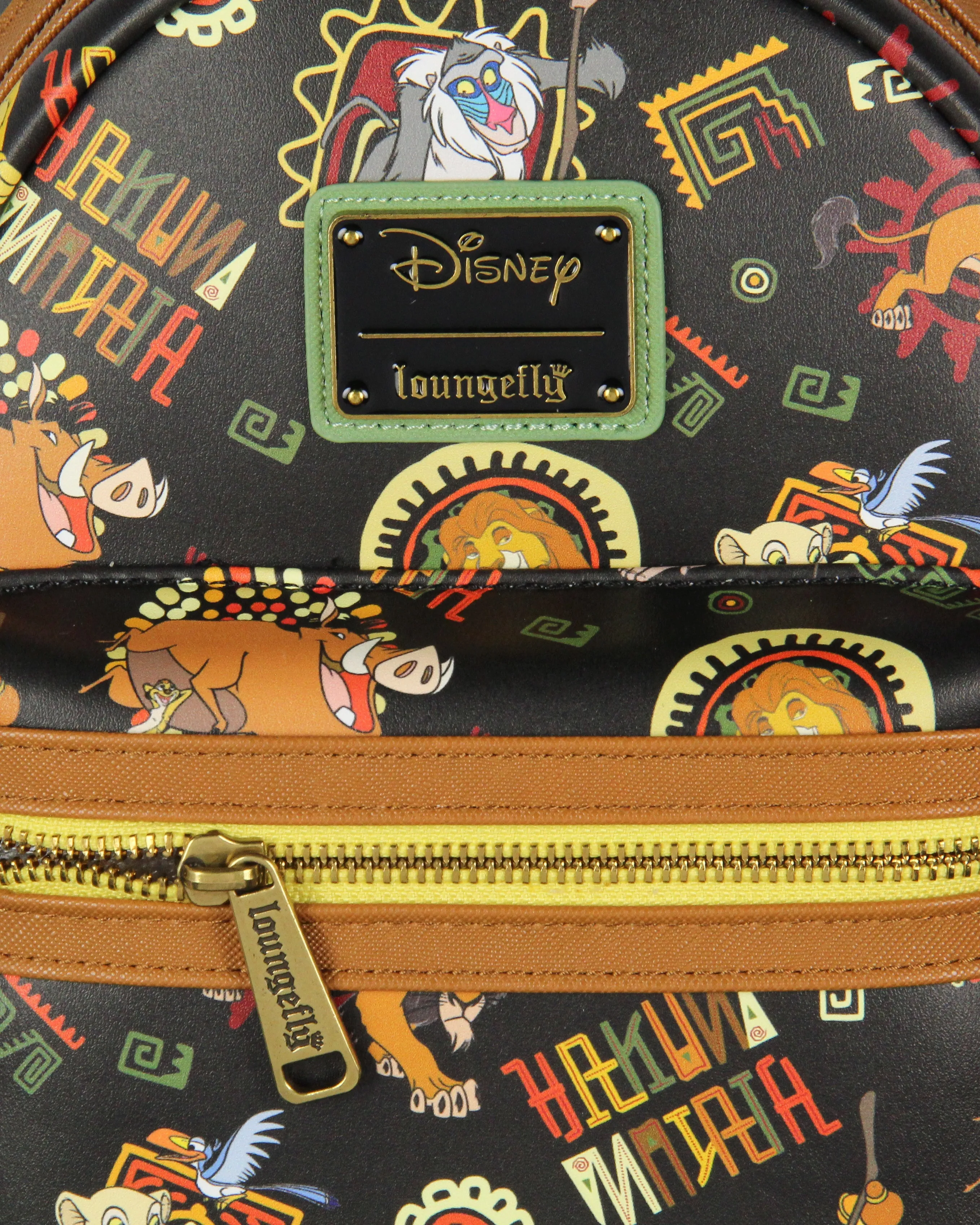 Loungefly Disney Lion King Multi-Character Tribal Patterns Mini Backpack