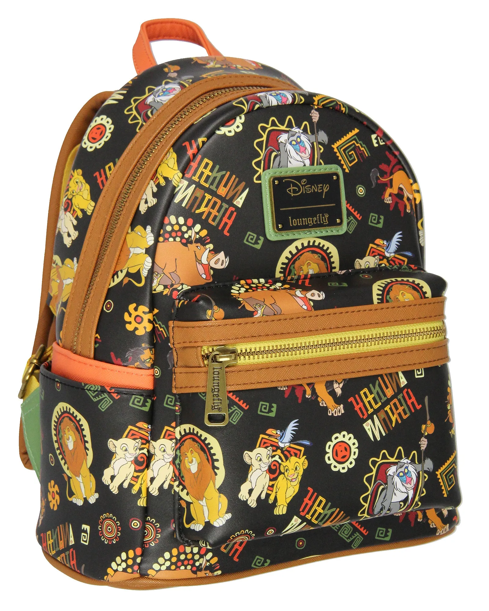 Loungefly Disney Lion King Multi-Character Tribal Patterns Mini Backpack