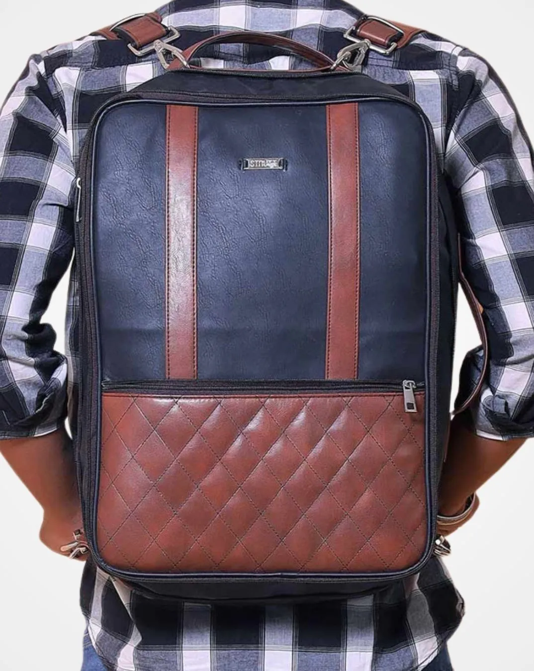 Munich The Perfect Travel Backpack -  (Black and Brown)