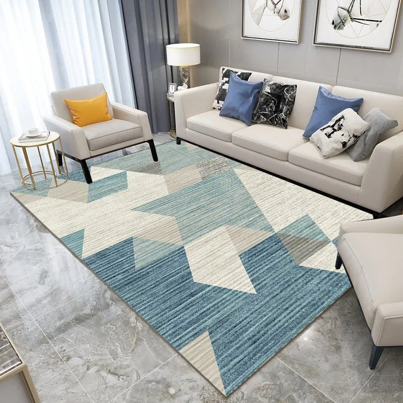 Nordic Striped Rug for Coffee Table and Sofa