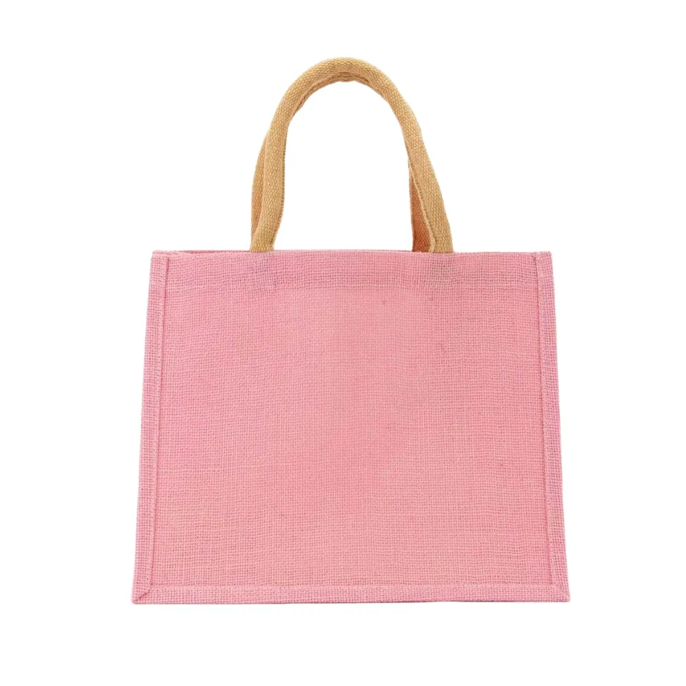 Personalized Bridesmaid Gift Jute Tote Bag