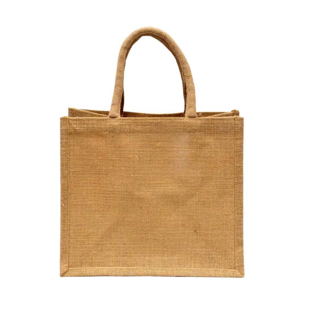 Personalized Bridesmaid Gift Jute Tote Bag