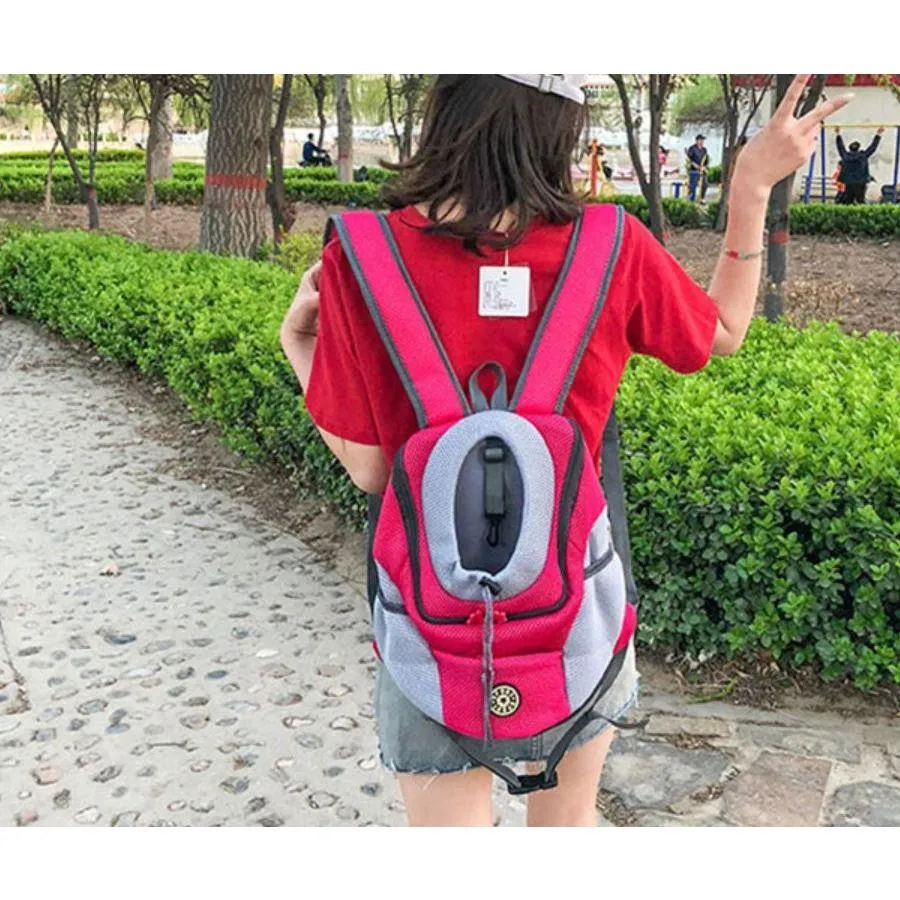 Pet Double Shoulder Fashionable Breathable Mesh Carrier/ Backpack