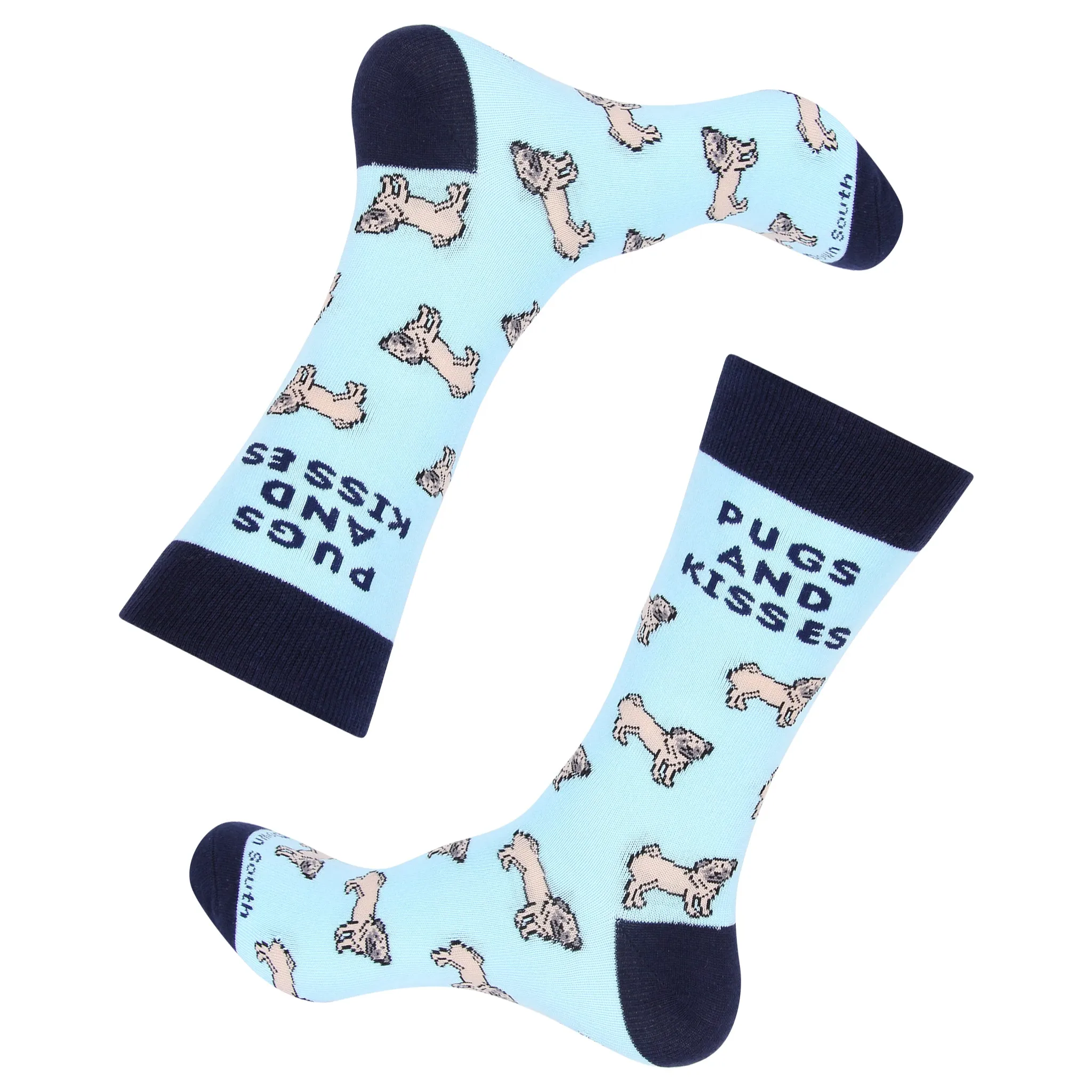 Pugs and Kisses Socks