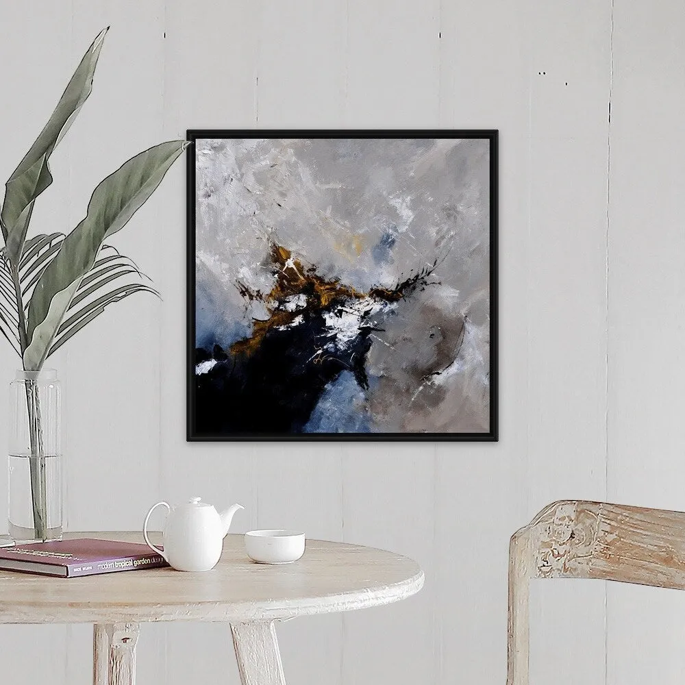 "Abstract 8831802" Black Float Frame Canvas Art