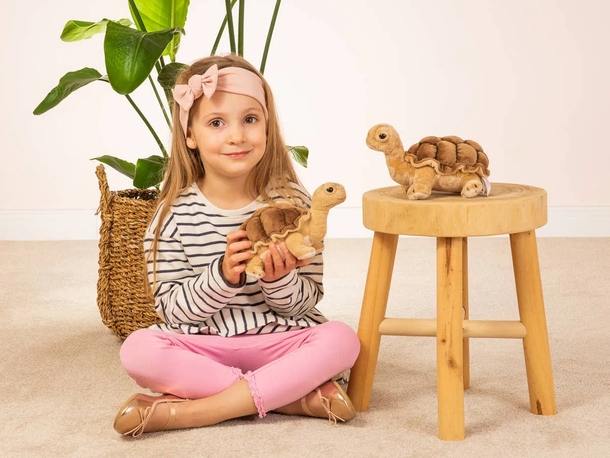 Realistic Plush Small Tortoise 20 cm - plush toy by Teddy Hermann