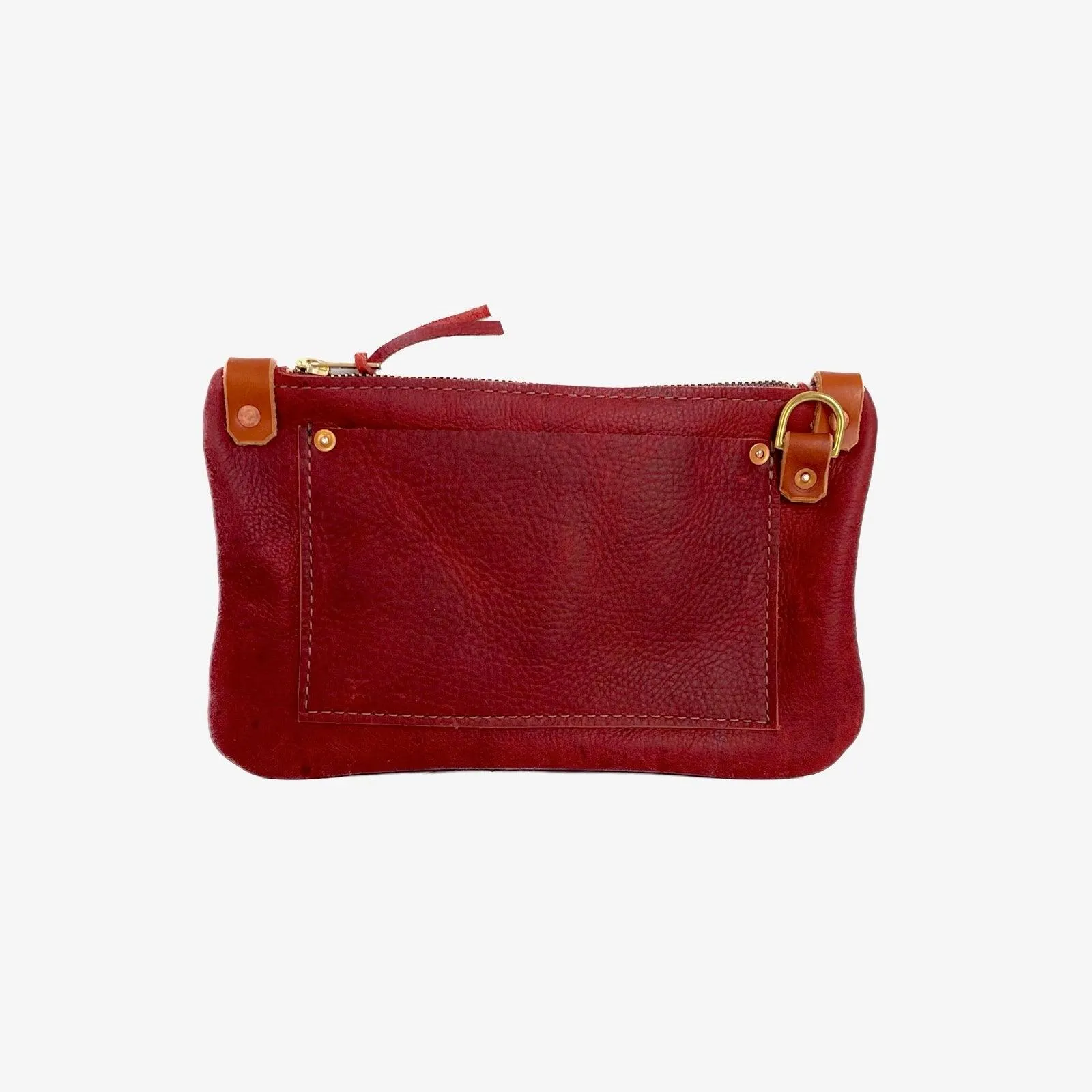 RTS- Micro Messenger Bag in Merlot