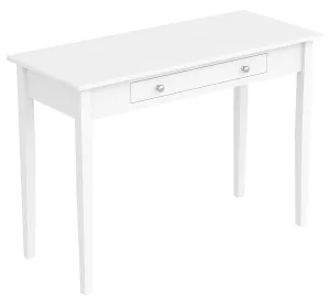 Safdie & Co. Computer Desk 47.15L White 1 Drawer