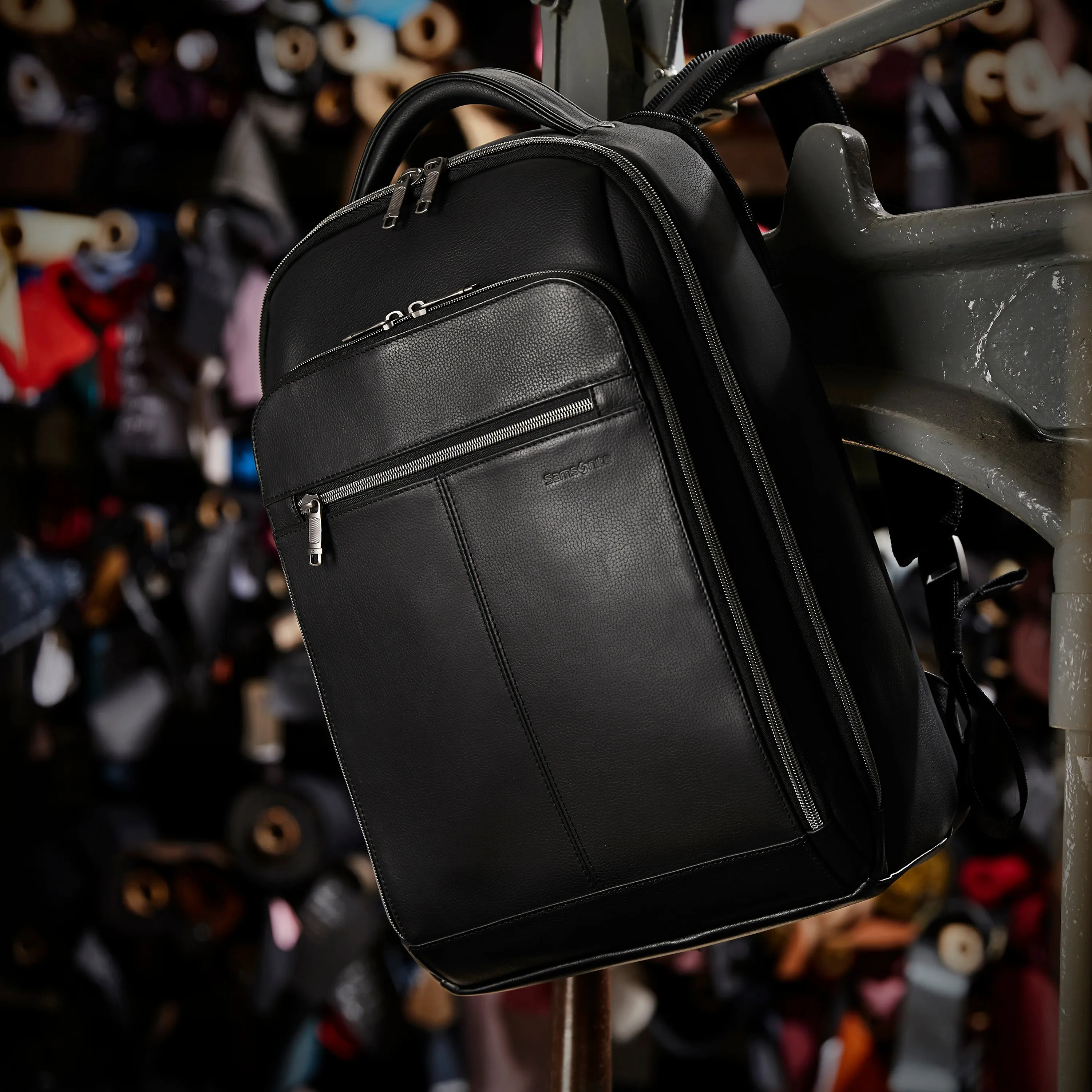 Samsonite Classic Leather Backpack