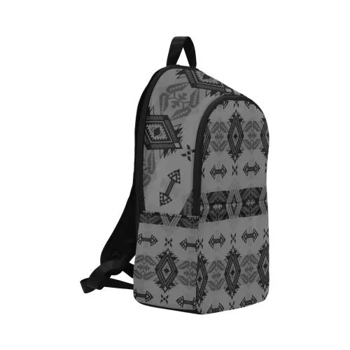 Sovereign Nation Gray Fabric Backpack for Adult