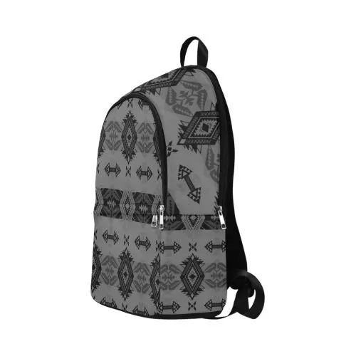 Sovereign Nation Gray Fabric Backpack for Adult