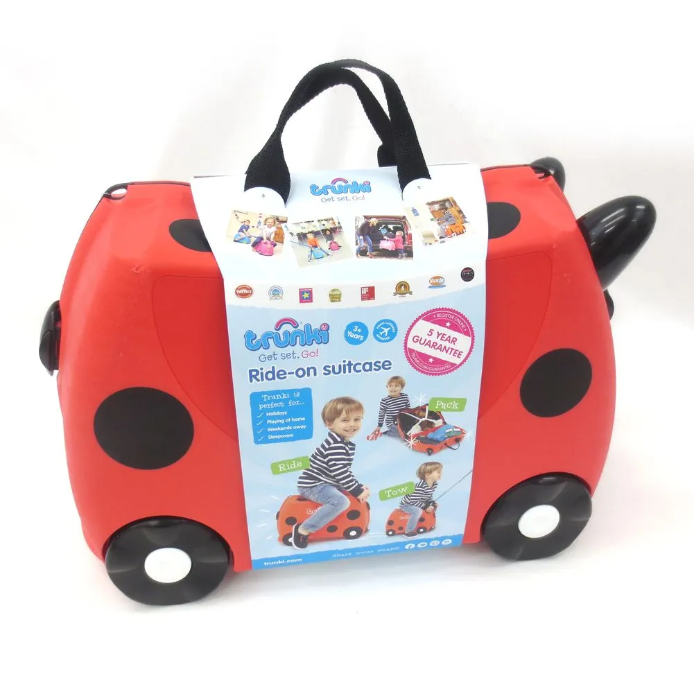 Trunki Ride On Suitcase - Harley Ladybird (90450) (Open Box)