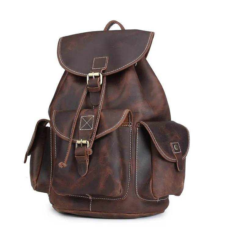 Vintage Genuine Leather Backpacks 8891