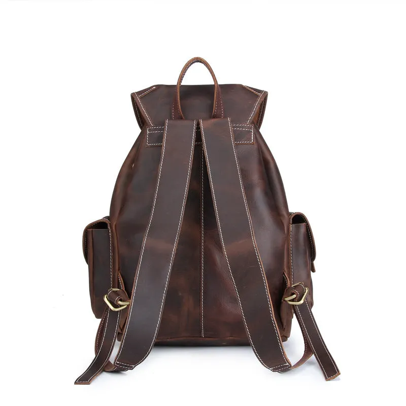 Vintage Genuine Leather Backpacks 8891