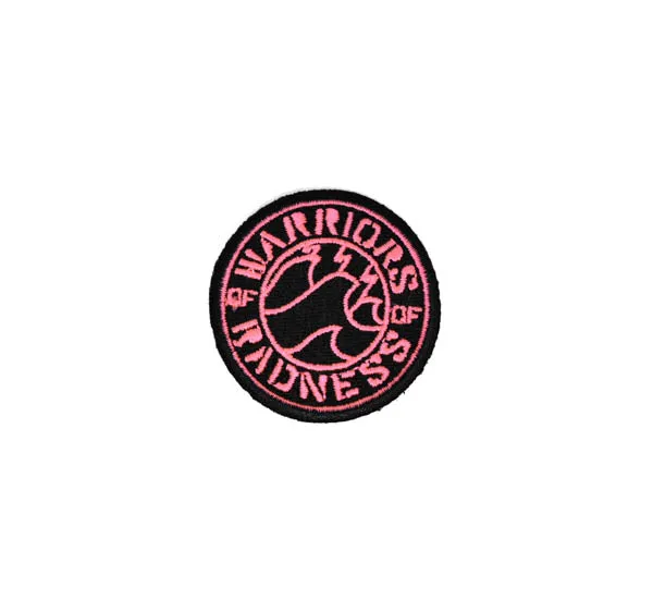 Warriors of Radness Embroidered Iron-On Patch 2" - 1 Piece