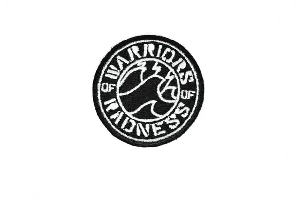 Warriors of Radness Embroidered Iron-On Patch 2" - 1 Piece