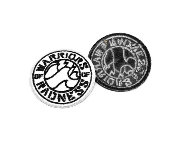 Warriors of Radness Embroidered Iron-On Patch 2" - 1 Piece