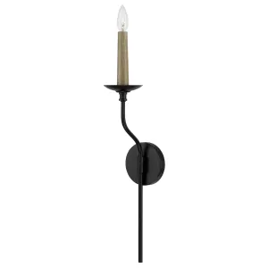 Wilder 1-Light Wall Sconce in Matte Black