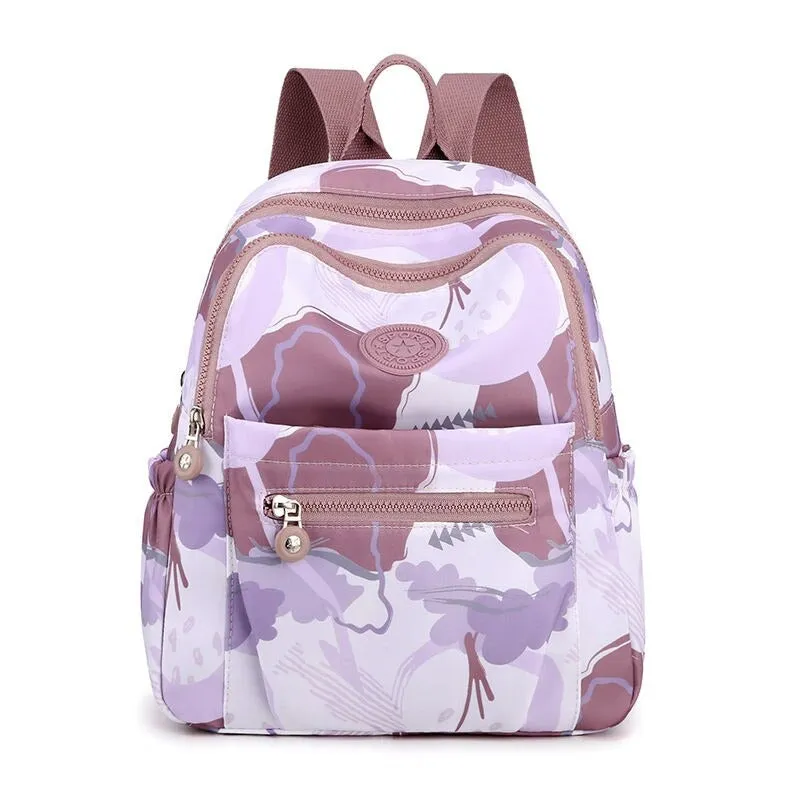 Women's Casual Abstract Printed Backpacks