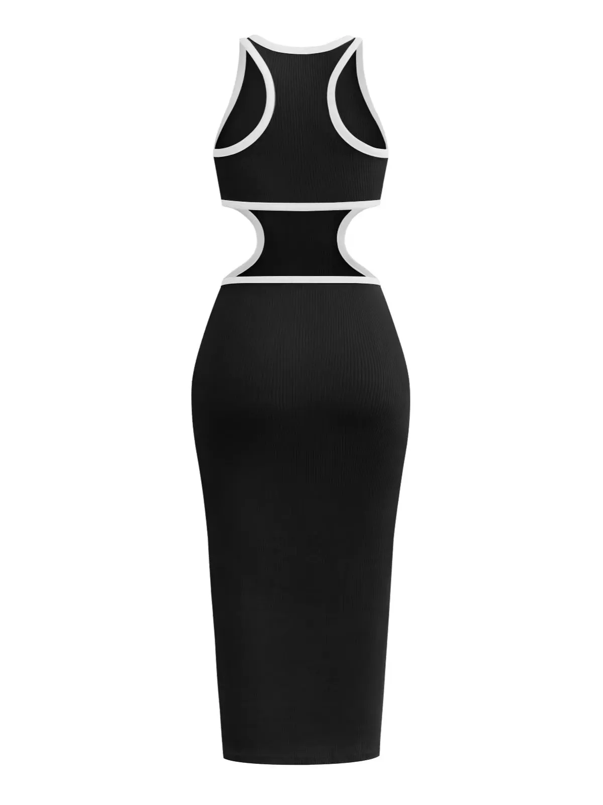 Women's Sleeveless Dress Black Dress by Kaja Clothing - Dabria Dress